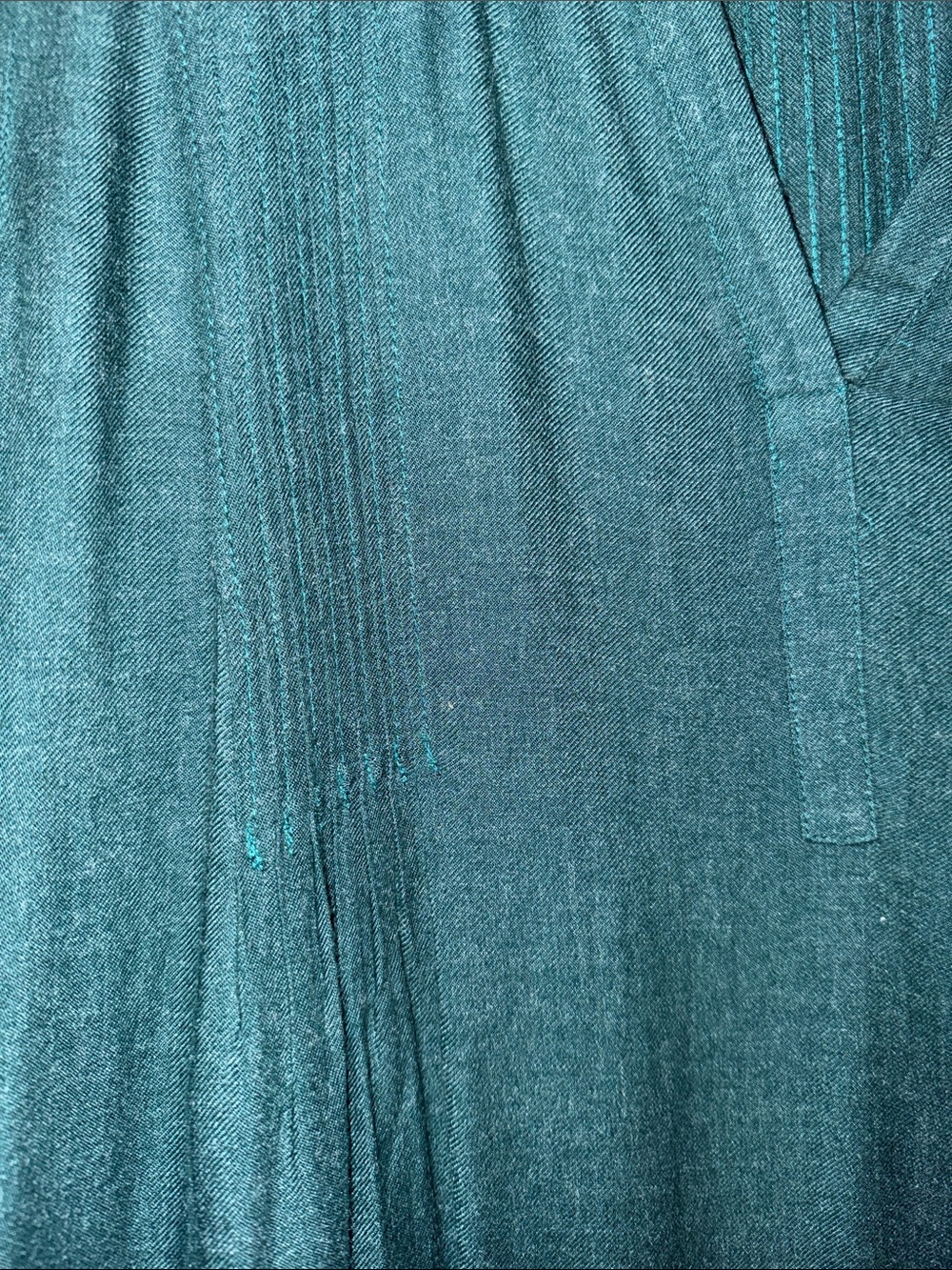 J. Jill Deep Teal Ribbed Dress - Picture 5 of 11